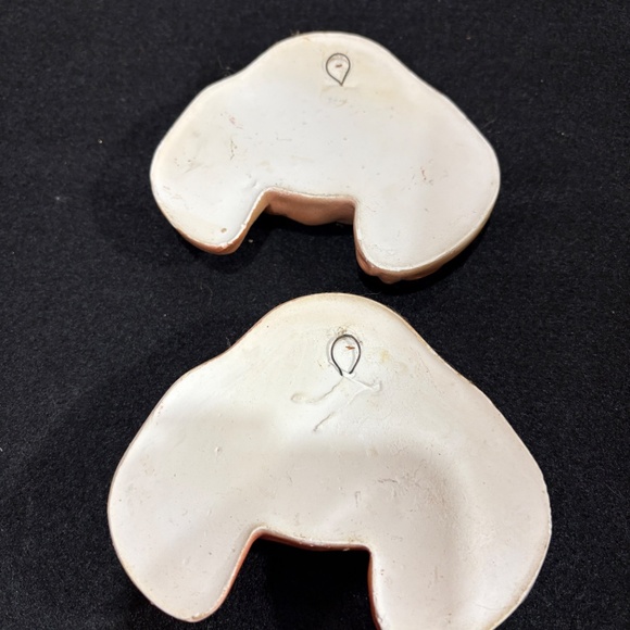 1950s Cocker Spaniel Dog Heads Chalkware Wall Plaques Miller Studios - Picture 2 of 4